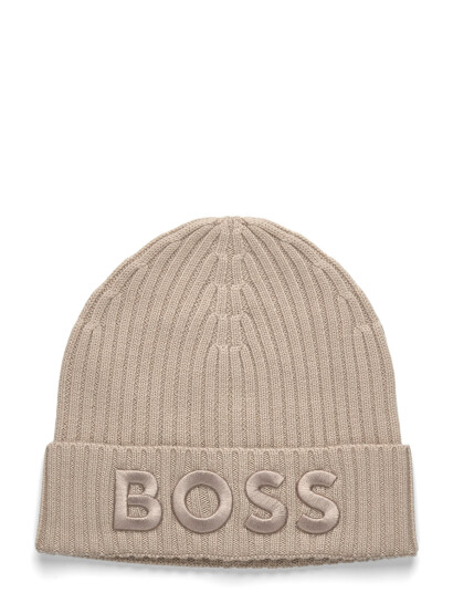 BOSS Lara_Hat - Beige - ONE SIZE BOSS Lara_Hat - Beige - ONE SIZE