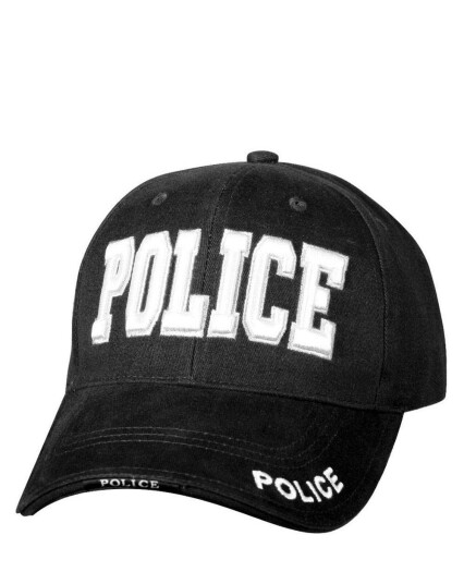 Rothco Brodert cap - POLICE Style Svart Rothco Brodert cap - POLICE Style Svart