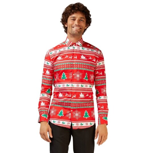 OppoSuits OppoSuit Skjorte Winter Wonderland L