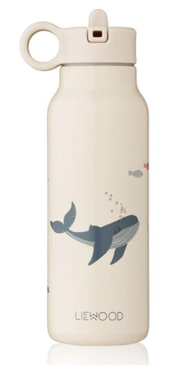 Drikkeflaske Liewood Falk Sea creature / Sandy 350ml