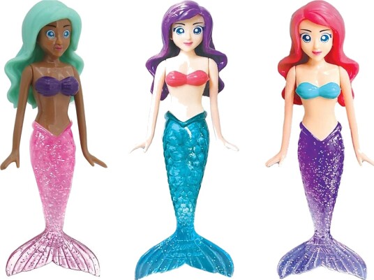 Happy Summer Diving Mermaids 3-Pack Multi/Patterned Happy Summer Diving Mermaids 3-Pack Multi/Patterned