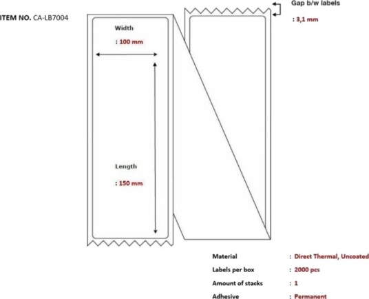 Capture - Permanet Adhesiv - Ubelagt - Perforert - Hvit - 100 X 150 Mm 2000 Etikett(Er) Listepapiretiketter Capture - Permanet Adhesiv - Ubelagt - Perforert - Hvit - 100 X 150 Mm 2000 Etikett(Er) Listepapiretiketter