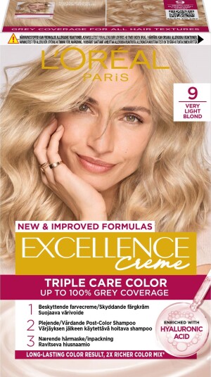 L'Oréal Paris Excellence Crème 9 Very Light Blonde L'Oréal Paris Excellence Crème 9 Very Light Blonde