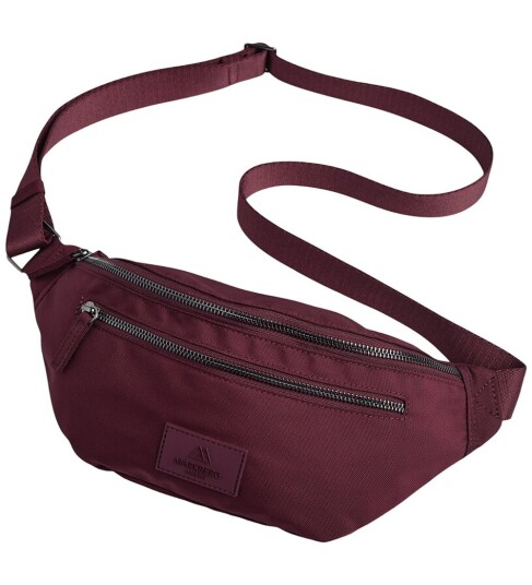 Markberg Cargombg Bum Bag, Recycled - Burgundy - ONE SIZE