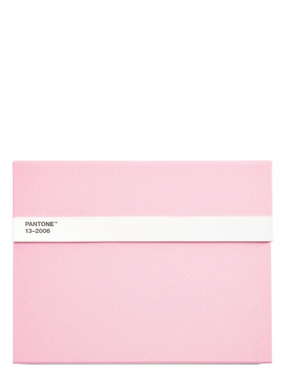 Pantone Pantone Ny Notatbok Med Blyant Linjert Pink One Size