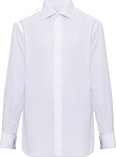 Brioni Herre Skjorter Hvit L,