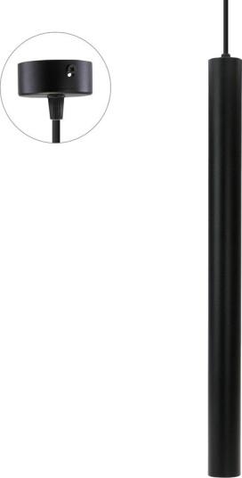 Spectrum CHLOE Slim GU11/MR11 Pendel Base 250V IP20 40x500+1m Wire Sort Justerbar Strålevinkel Uten Lyskilde