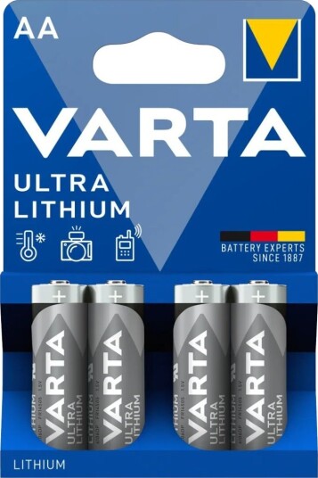 Varta Batteri Varta Ultra Lithium AA 4 pk - 6208536