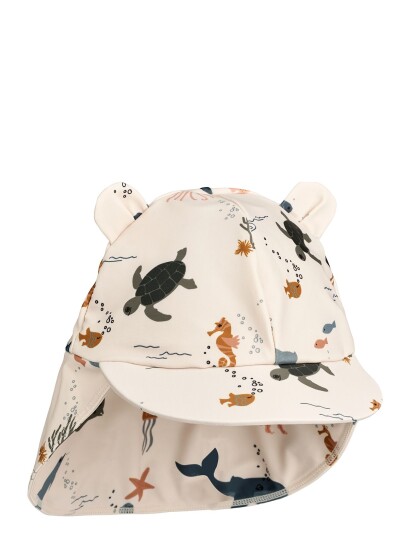 Liewood Senia Sun Hat With Ears - Cream - 0-3M