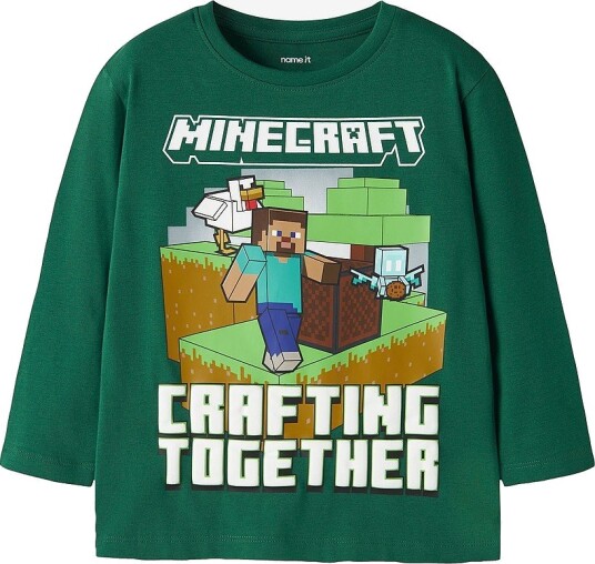 Name It Topp Nmmsyver Minecraft Ls Nreg Top Bfu Blå Name It Topp Nmmsyver Minecraft Ls Nreg Top Bfu Blå