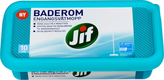 JIF ENGANGSVÅTMOPP BADEROM JIF ENGANGSVÅTMOPP BADEROM