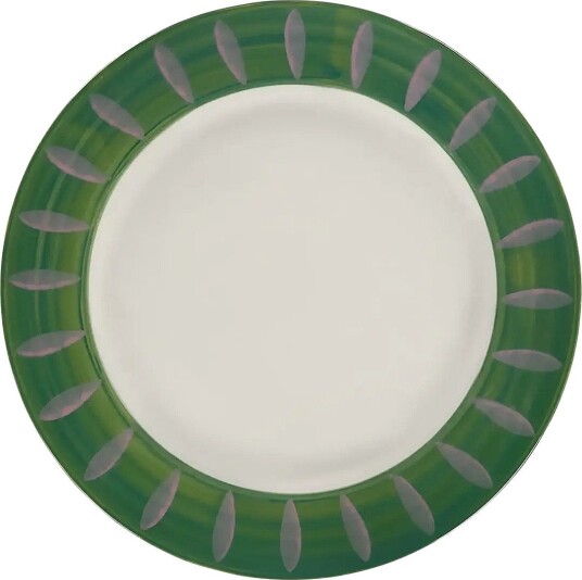 Anna + Nina Olive Breakfast Plate   MULTICOLOR   22X 22X 2.5 cm