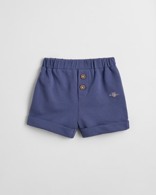 Gant Shield piqué shorts til baby DUSTY NAVY 86