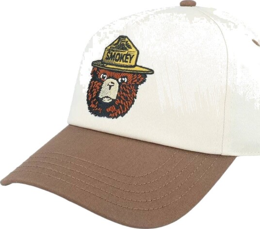 American Needle Smokey Bear Roscoe Ivory/Brown