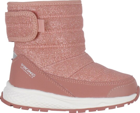Viking   Vintersko Equip Glitter Warm WP Pull on Pink