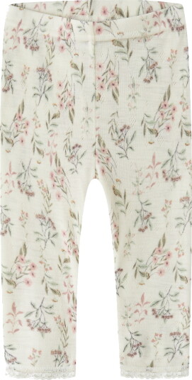 Name It Nbfwang Wool Needle Legging Noos White 68