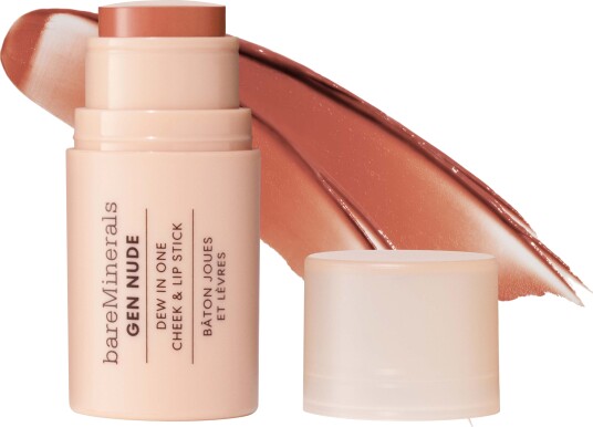 bareMinerals GEN NUDE Dew in One Cheek & Lip Stick Bare Necessity