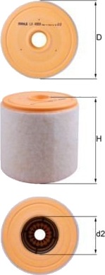 Luftfilter MAHLE ORIGINAL LX 4959 Luftfilter MAHLE ORIGINAL LX 4959