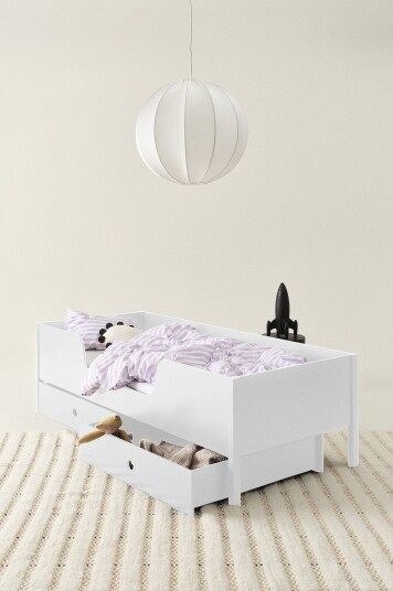Jotex Barneseng Med Oppbevaring 90x200 Cm Hvit CAMPO 17397680208