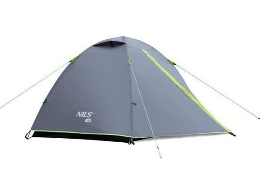 Nils Extreme Turisttelt Tourist Explorer Camping Telt Nils Camp Nc6004 3 Personers Grå 270X150x110cm