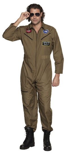 Top Gun Inspirert Jagerpilot Herrekostyme Strl L/XL