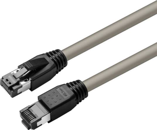 MicroConnect - Koblingskabel - RJ-45 (hann) til RJ-45 (hann) - 10 m - S/FTP - CAT 8.1 - halogenfri, uten hindringer - grå
