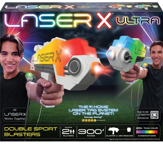 Laser X Ultra Double Sport Blasters For Lasertag - 2 Spillere