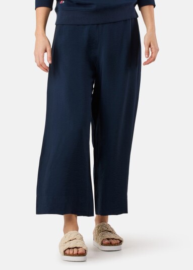 Seaside Hudson Solid Pants W Dk. Navy 44 Hverdagsbukser