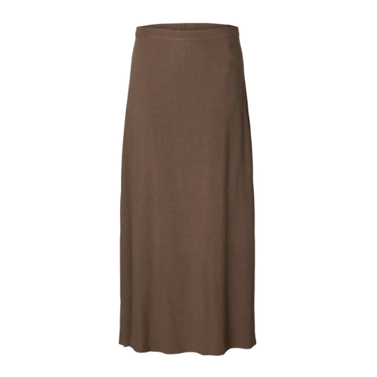 Selected Femme Dame Skjørt Brun L,