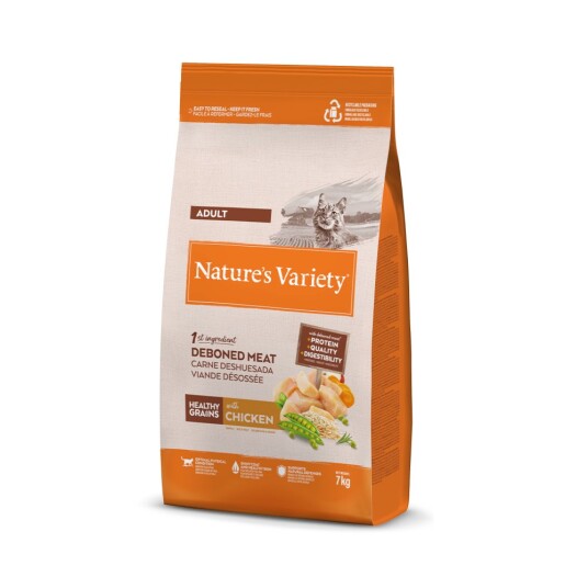 1 kg Gratis! 7 kg Nature'S Variety Healthy Grains Adult Kylling
