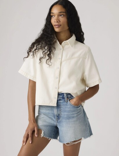 Levi"s® Logan Ss Denim Shirt Truth Sli Cream L