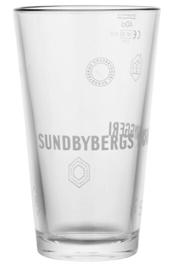 Sundbybergs köksbryggeri ølglass 40 cl