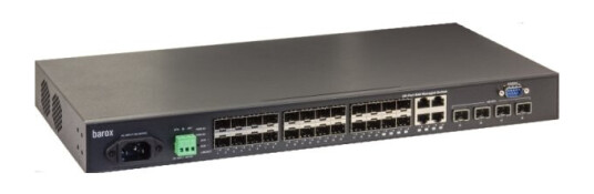 Barox Ry-Lgso25-28, Håndtert, L2/L3, Gigabit Ethernet (10/100/1000), Full Tosidig, Rack-Montering, 1U Barox Ry-Lgso25-28, Håndtert, L2/L3, Gigabit Ethernet (10/100/1000), Full Tosidig, Rack-Montering, 1U