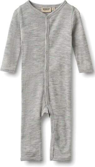 Wheat Wool Jumpsuit Dusty MELANGE GREY 74