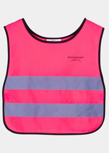 Reflective Vest Kids Neon Pink 100/120  Vester