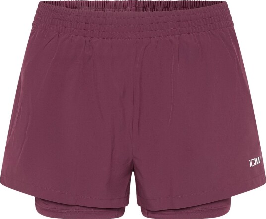 ICANIWILL Mirage Cardio 2 In 1 Shorts W DARK MAHOGANY L