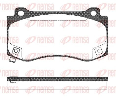 Bremseklosser REMSA 1185.04 Bremseklosser REMSA 1185.04