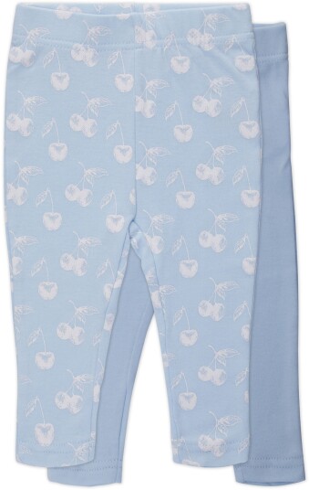 Tiny Treasure Lexi Leggings 2-Pack Baby Blue 62 Tiny Treasure Lexi Leggings 2-Pack Baby Blue 62