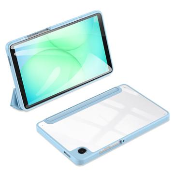 Samsung Galaxy Tab A11 Dux Ducis Toby Tri-Fold Smart Folio-etui - Baby Blå Samsung Galaxy Tab A11 Dux Ducis Toby Tri-Fold Smart Folio-etui - Baby Blå