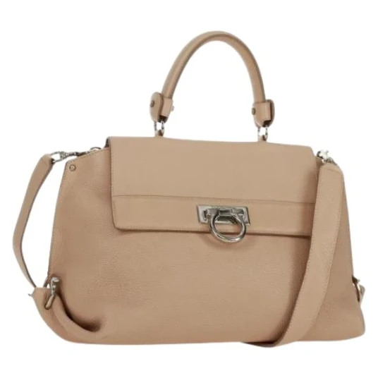Salvatore Ferragamo Dame Beige