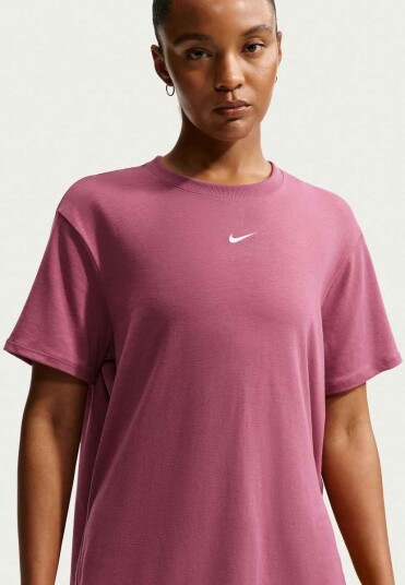 Nike One Relaxed Dri Fit Short Sleeve Top Burgunder S