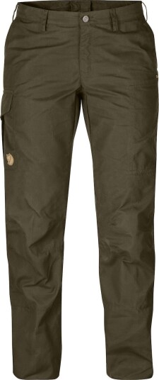 Fjellreven Women's Karla Pro Trousers Curved Dark Olive 36, Dark Olive