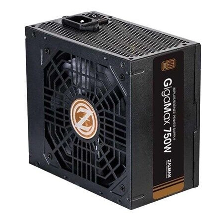 Zalman GigaMax Strømforsyning (PSU) - 750 Watt - 120 mm - 80 Plus Bronze sertifisert Zalman GigaMax Strømforsyning (PSU) - 750 Watt - 120 mm - 80 Plus Bronze sertifisert
