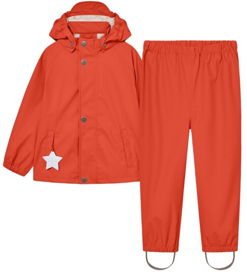 MINI A TURE Matreinar Rain Set. Grs   Red   8Y/128