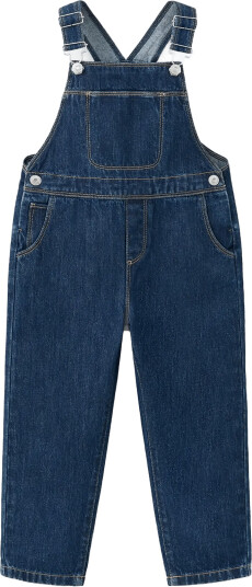Mango Long Denim Jumpsuit Blue 12 18M