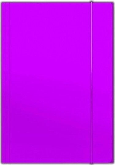 Barbara Pappmappe Med Strikk A4 300 G/M² Lilla Barbara Pappmappe Med Strikk A4 300 G/M² Lilla