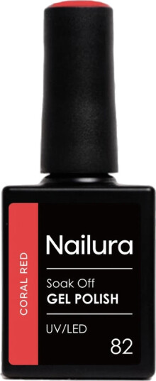 Nailura Gel Polish 10 ml 82 Coral Red