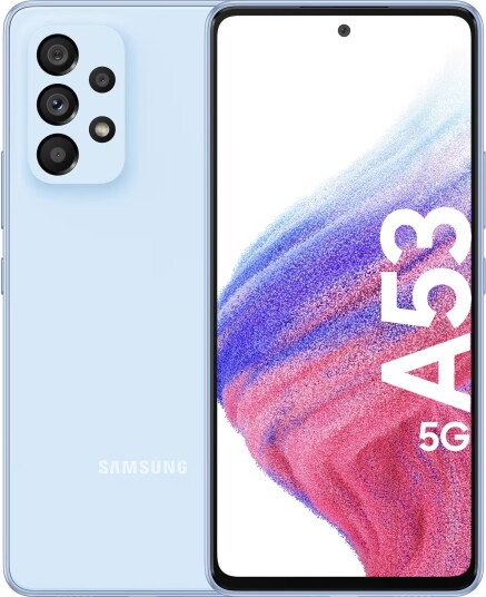 Samsung Galaxy A53 5G 6GB/128GB 120Hz AMOLED Mobiltelefon Blå Samsung Galaxy A53 5G 6GB/128GB 120Hz AMOLED Mobiltelefon Blå