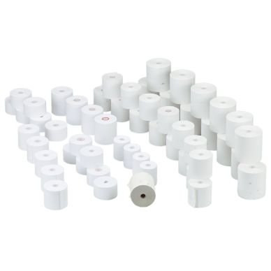 Regnemaskinrull 57 x 65 x 13 mm, 40 m, 5 stk.