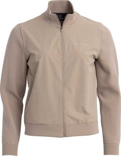 Bogeys & Birdies W Windbreaker Knitted Beige Golfgenser dame Beige Large